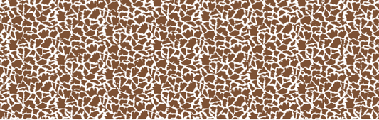 Safari Giraffe Print Table Runner - 96" Wipeable Paper