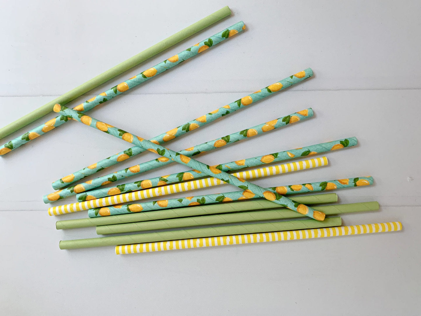 Lemons & Sage Straws | EnFete Party