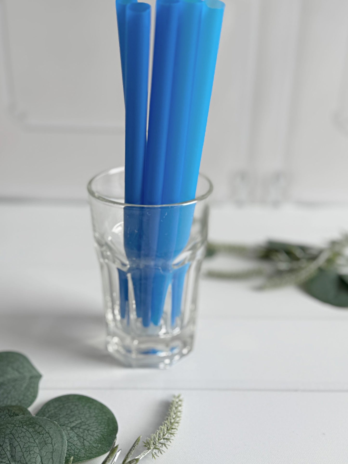 Blue Bobba Straws