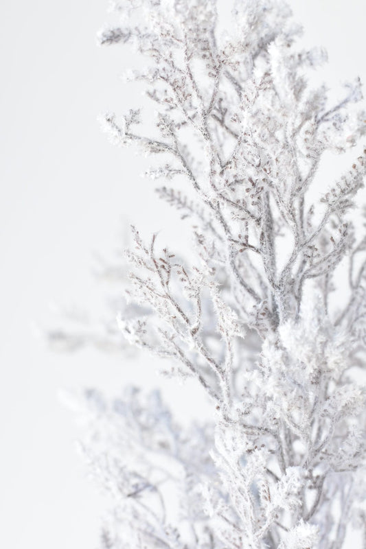 29.5" Faux Flocked Twig Bundle (3 Stems)