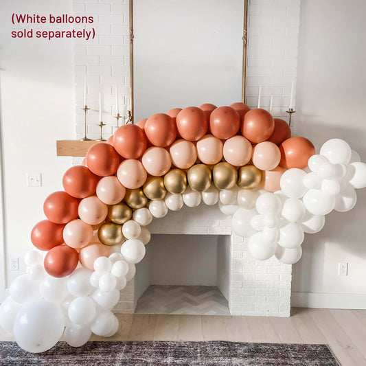 Burnt Orange Balloon Garland | EnFete Party