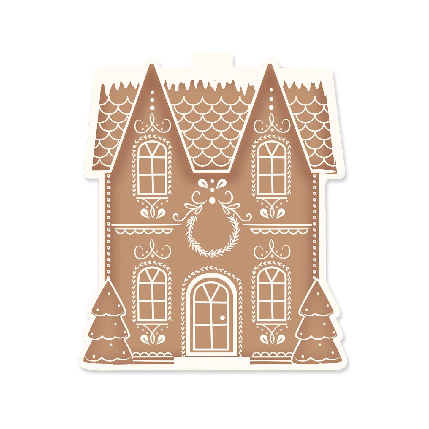 Gingerbread House Bamboo Tray | EnFete Party