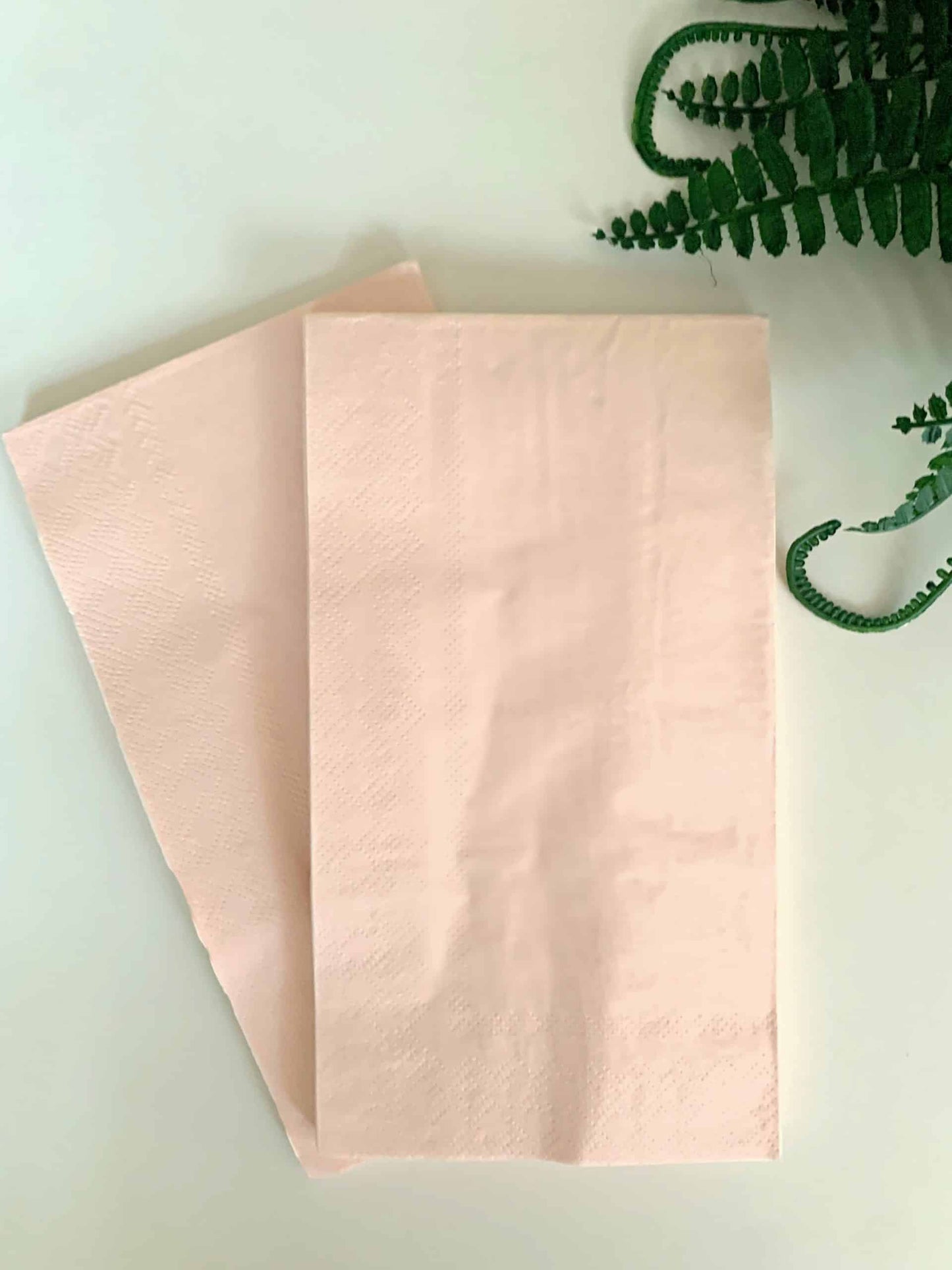 Blush Paper Dinner Napkins