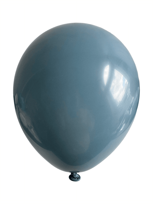 Vintage Blue Latex Balloons 11 Inch - Premium Party Balloons Set of 5 | EnFete Party