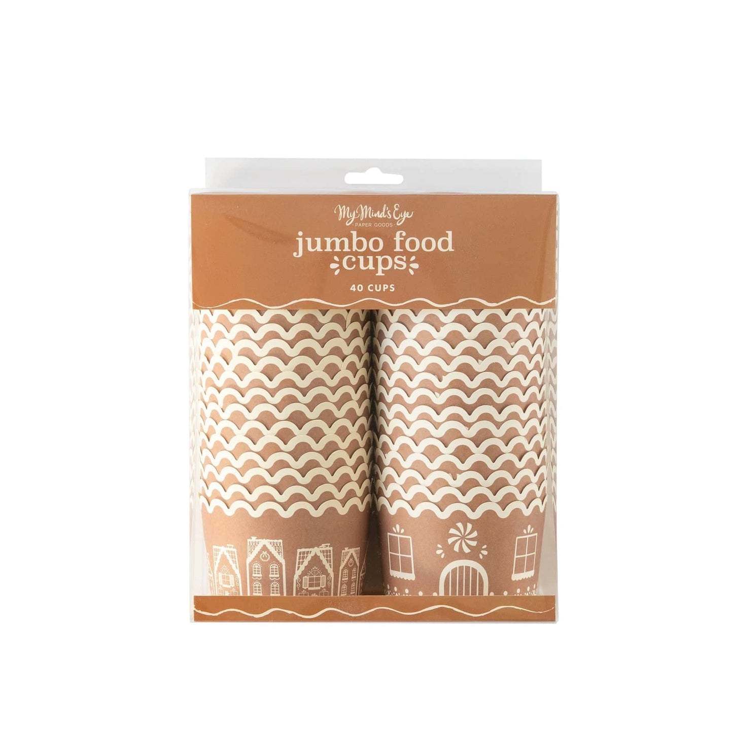 Jumbo Gingerbread Baking and Charcuterie Cups