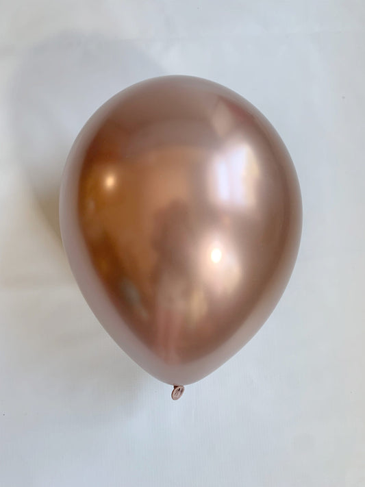 Rose Gold Chrome Balloons Set of 5 | EnFete Party