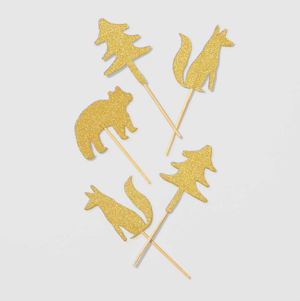 Woodland Camping Party Toppers