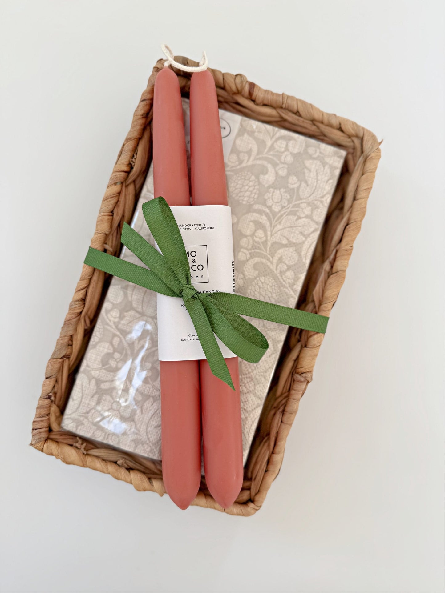 Terracotta Taper 10 in 100% Beeswax | EnFete Party