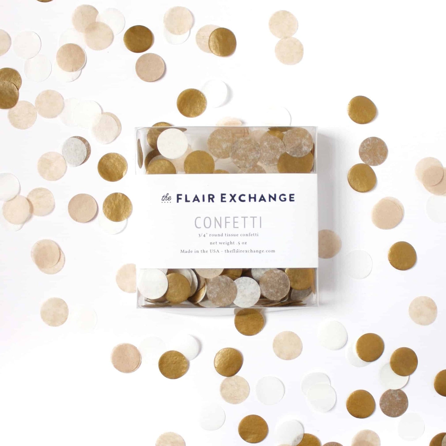 Muted Gold Confetti