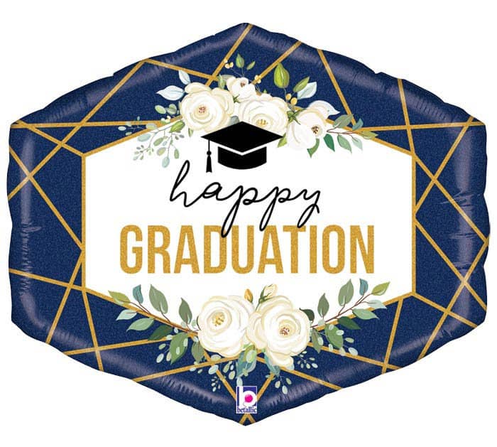 Graduation Balloon - Navy
