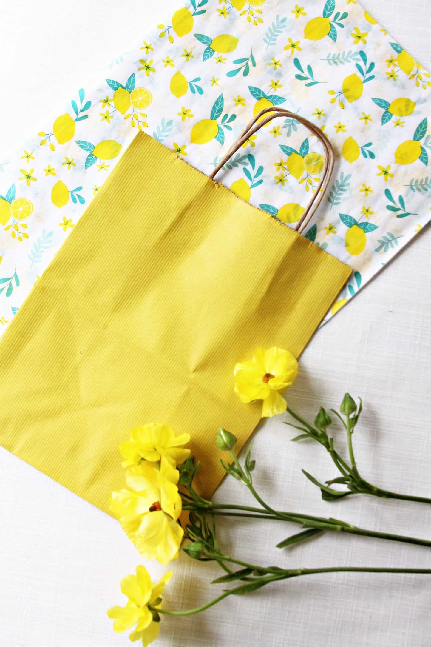 Yellow Favor & Gift Bags