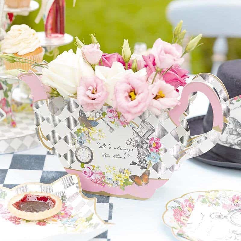 Teapot Vase - Alice in Wonderland