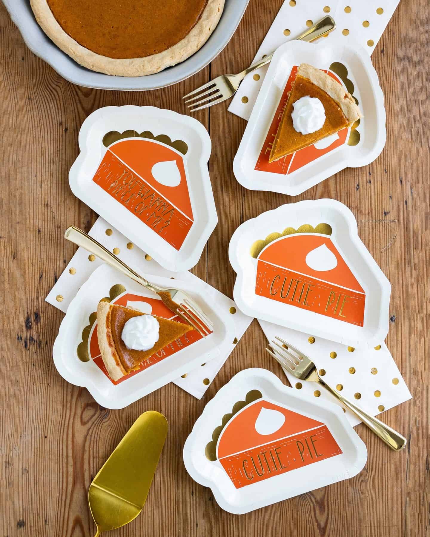 Cutie Pie - Thanksgiving Plates