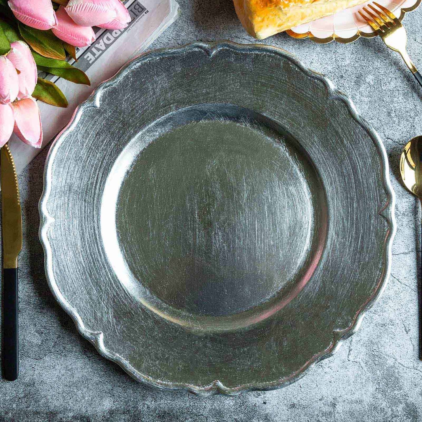 Silver Charger Plates