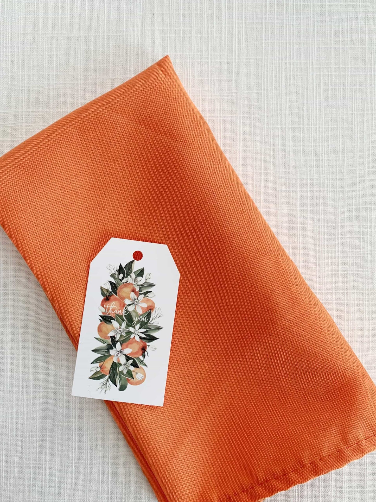 Orange Dinner Napkin
