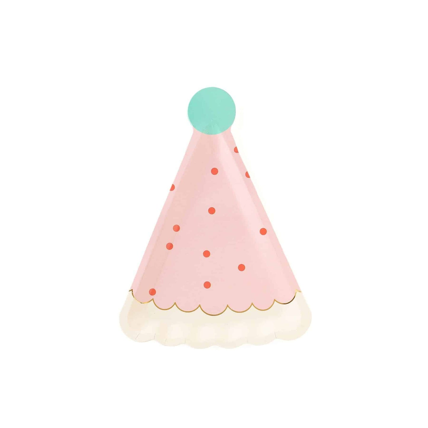 Birthday Hat Cake Plates