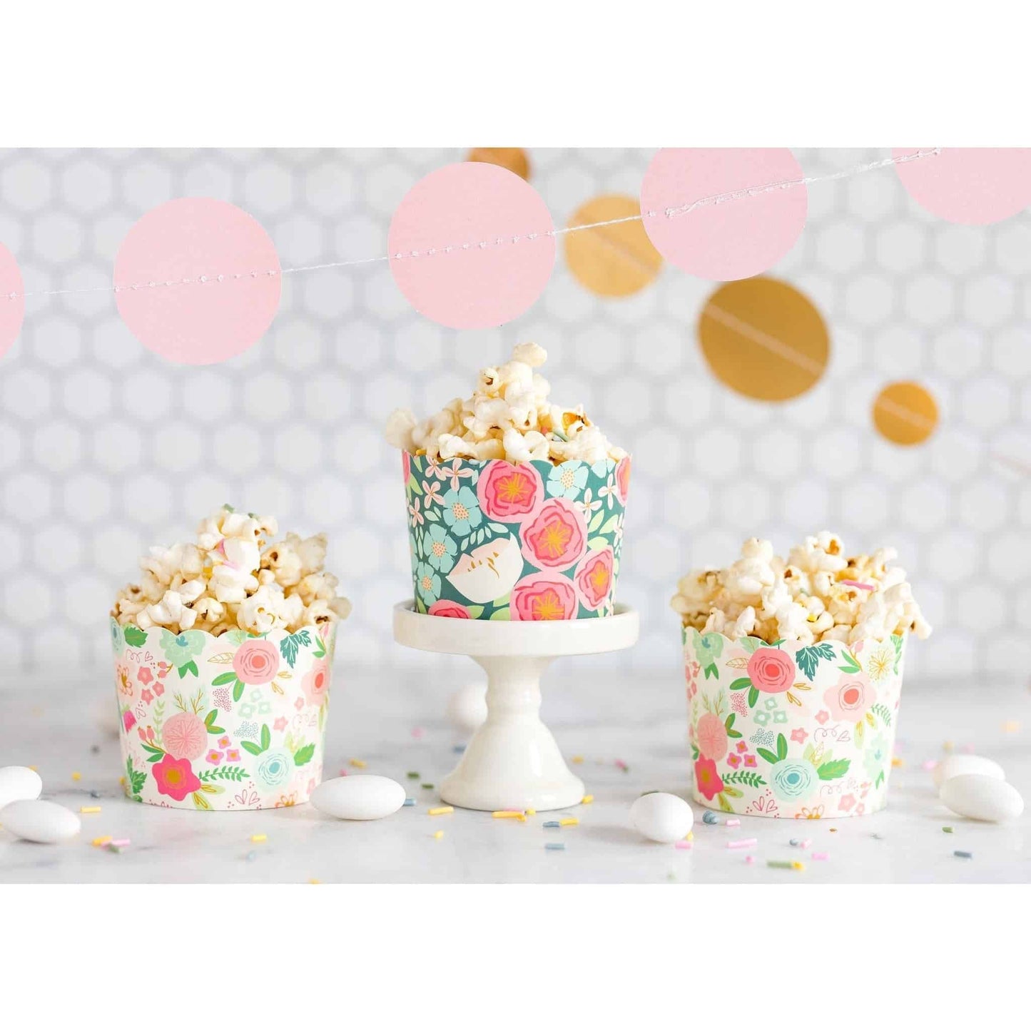 Floral Baking Cups