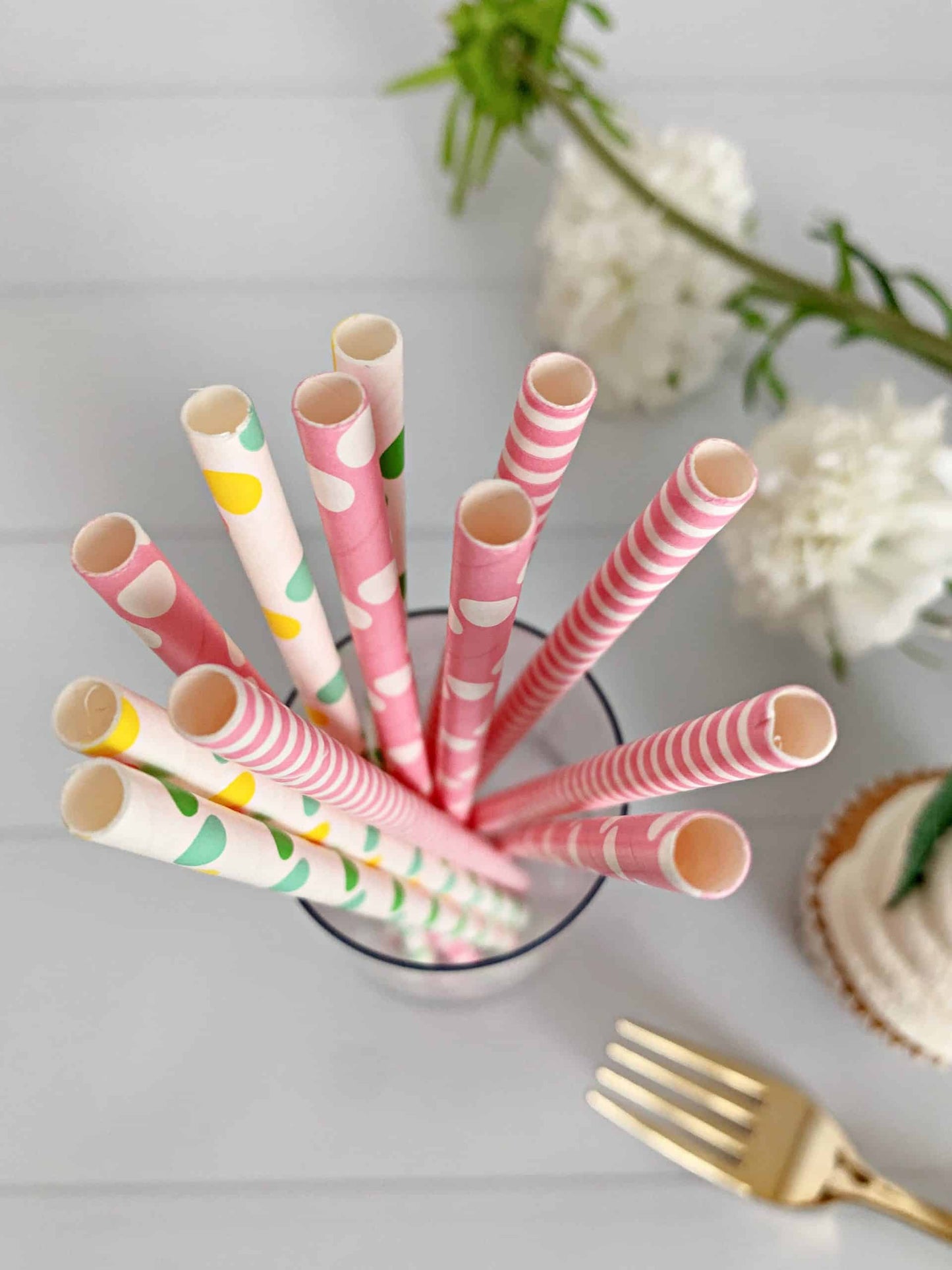 Pastel Easter Straws