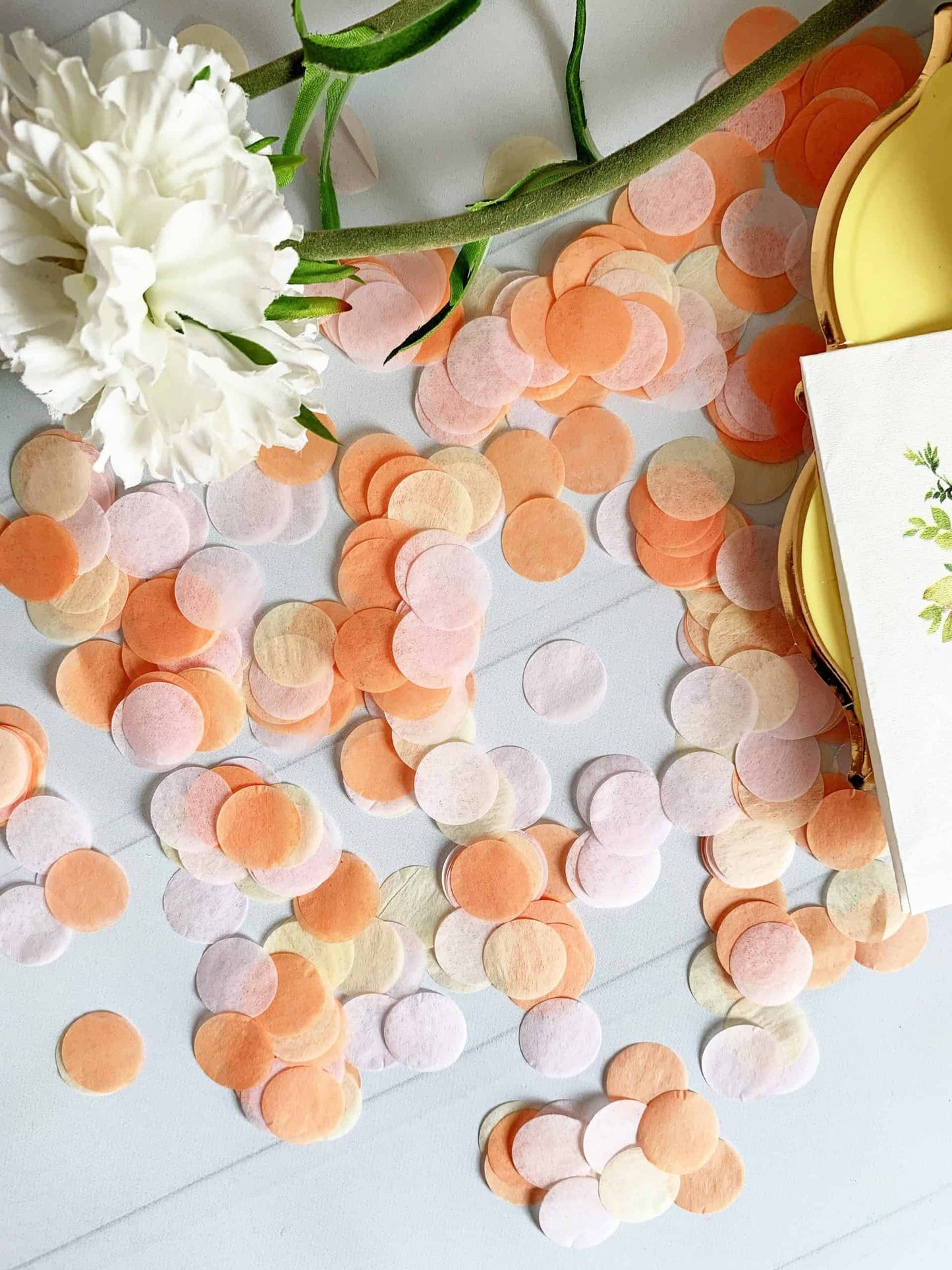 Blush, Peach, and Vanilla Confetti