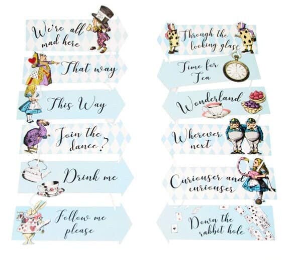 Alice in Wonderland Signs