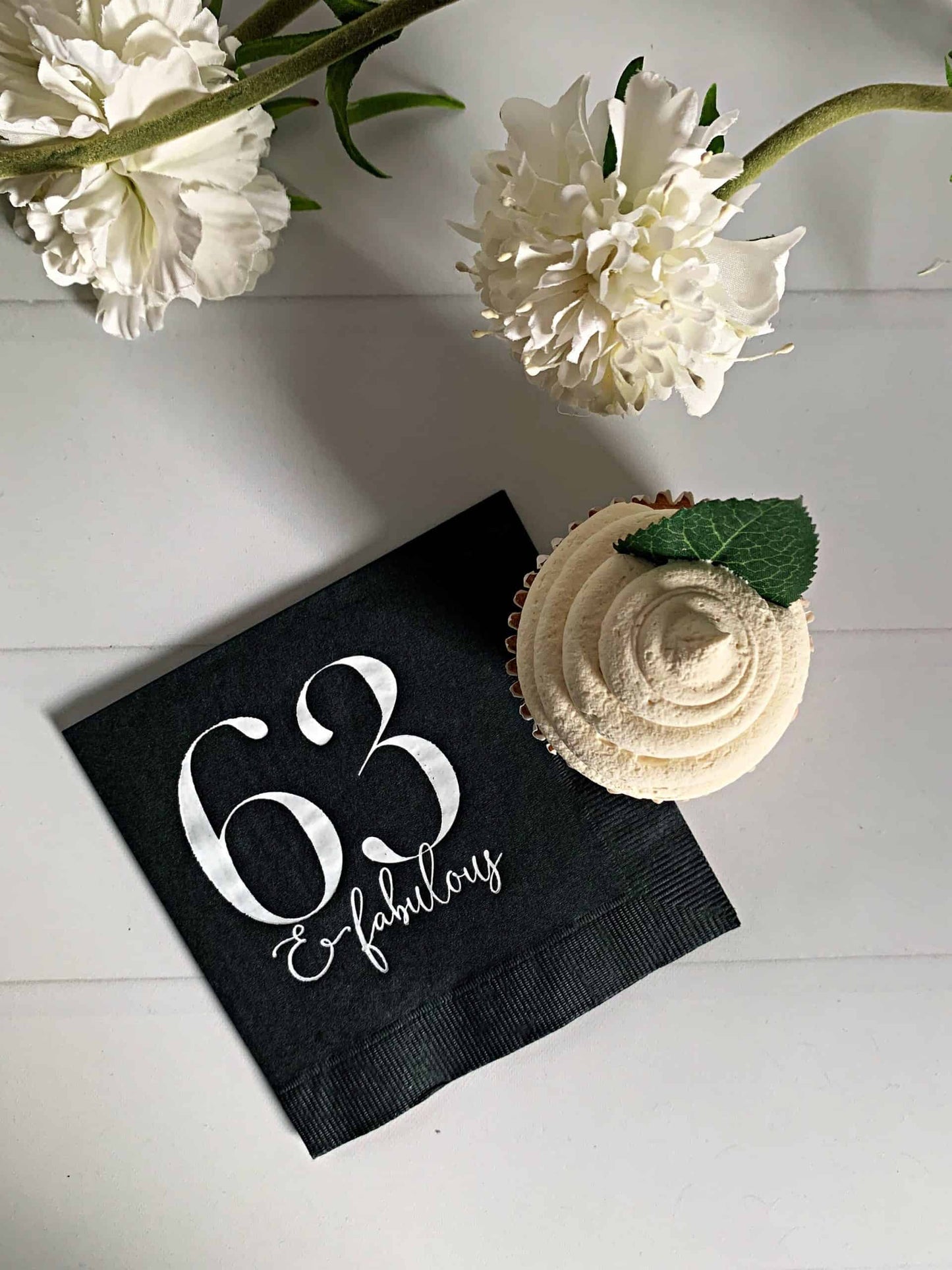 63 & Fabulous Cocktail Napkins