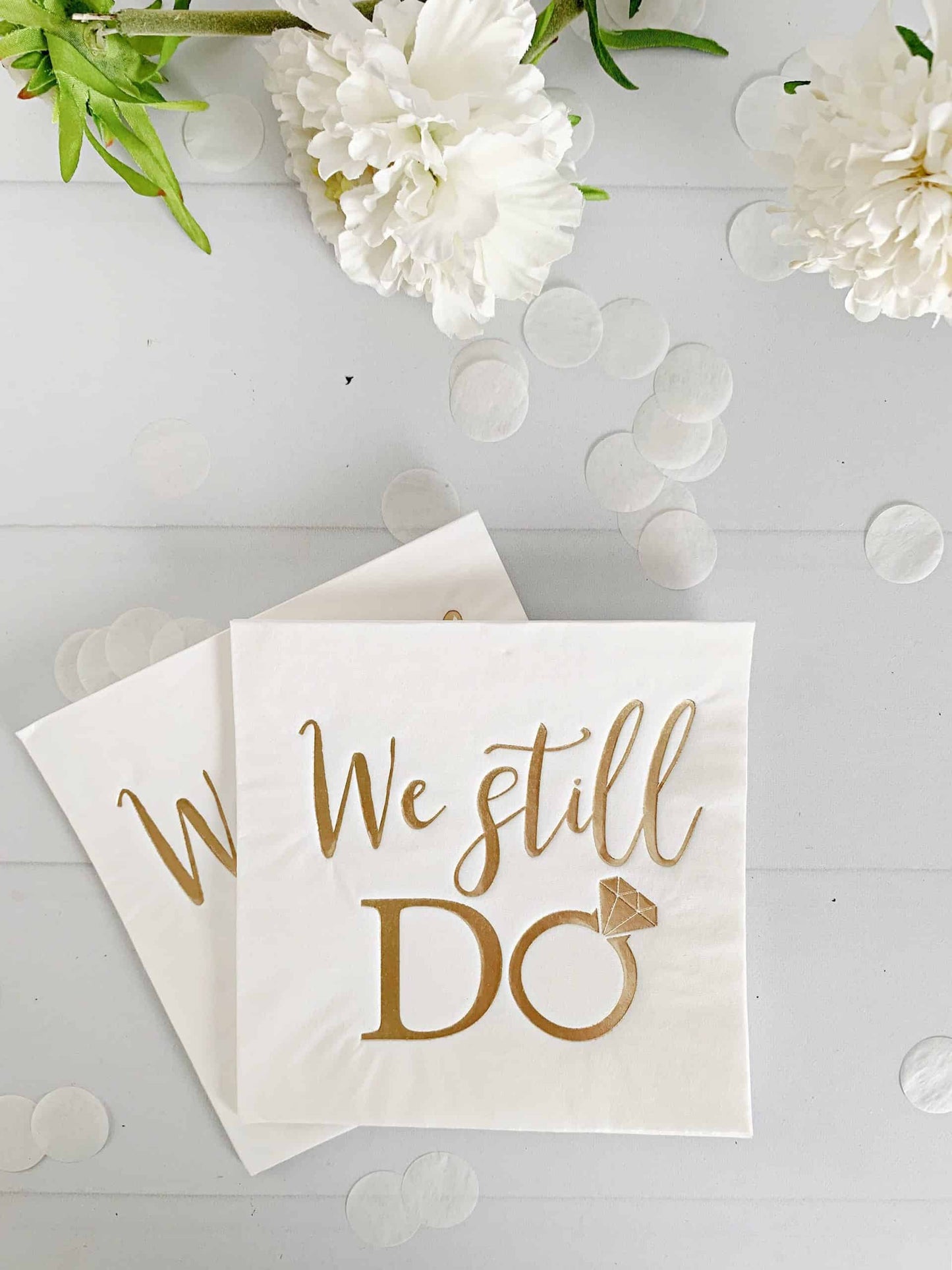 We Still Do Napkins - Gold Foil