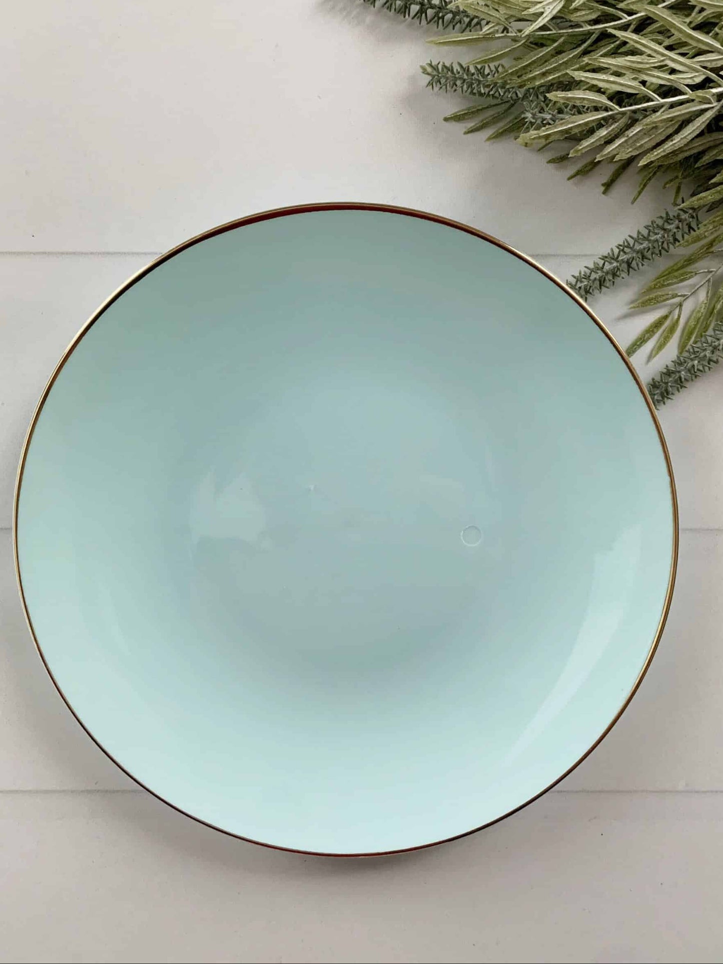 Pale Green Dessert Plates - Plastic