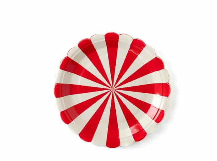 Circus Striped Plates