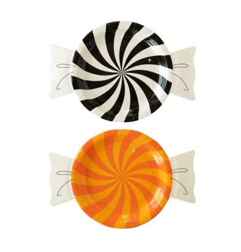 Halloween Candy Plates