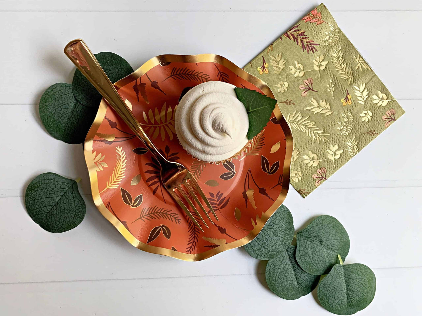 Fall Botanical Dessert Bowls