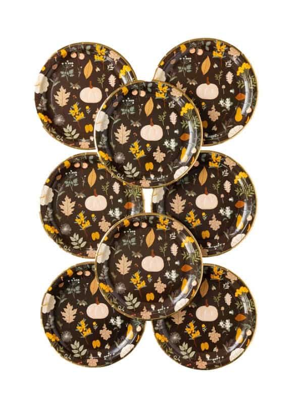 Moody Fall Paper Dinner Plates