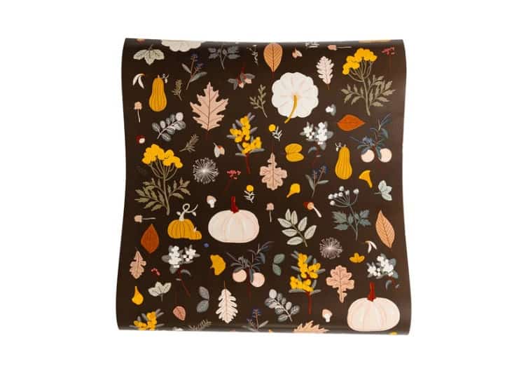 Moody Fall Paper Table Runner
