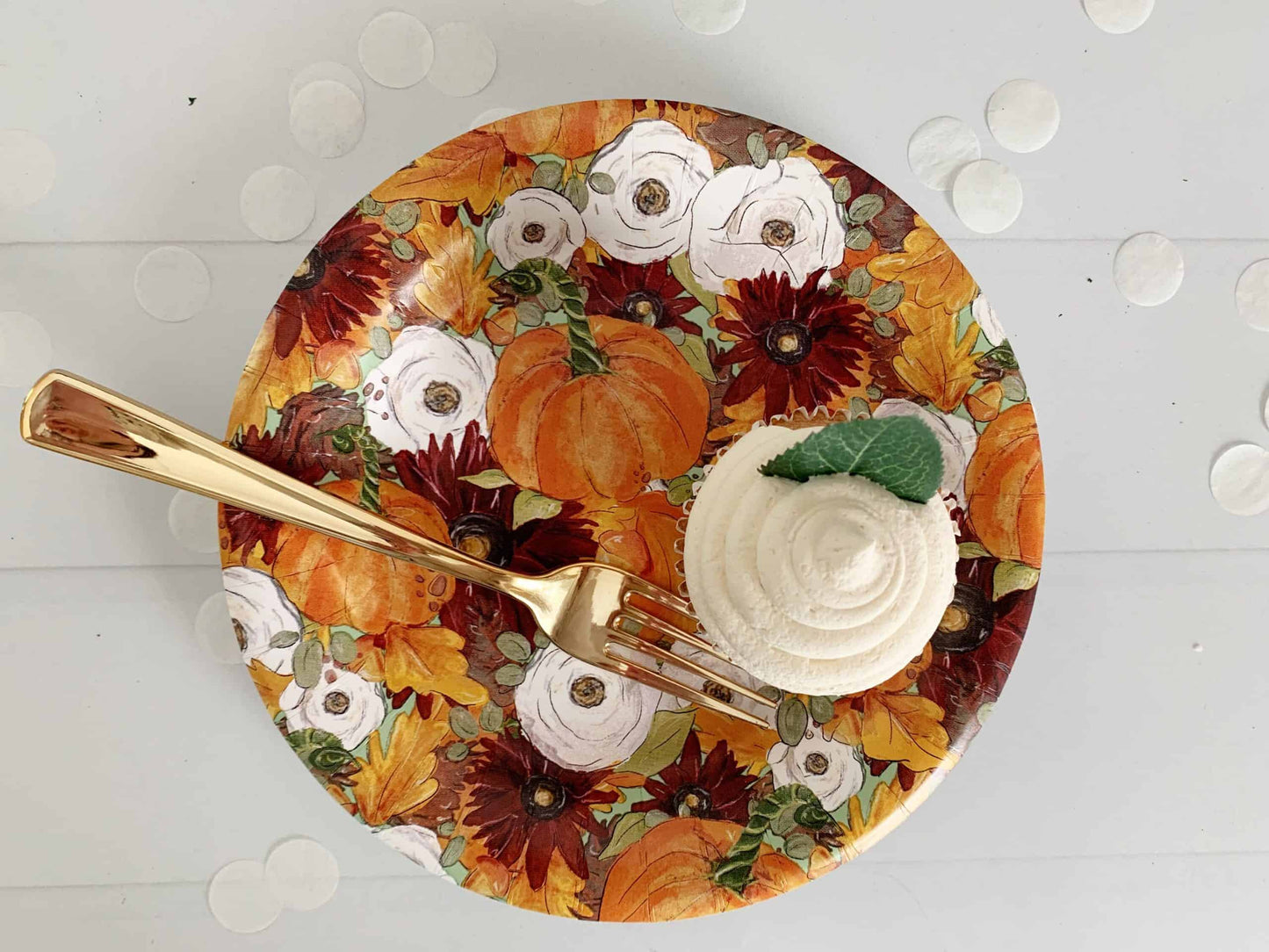 Pumpkin Dessert Plates