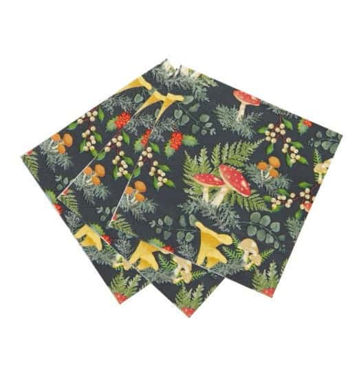 Woodland Mushroom Napkins
