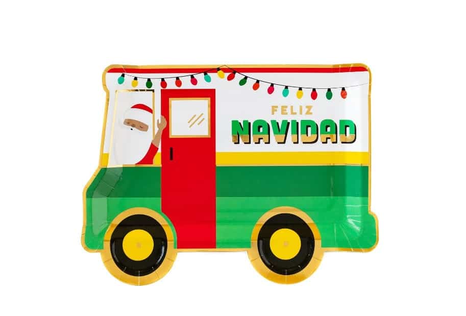 Feliz Navidad Taco Truck Plates