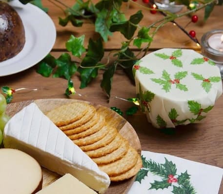 Beeswax Food Wraps - Sets of 2 Christmas