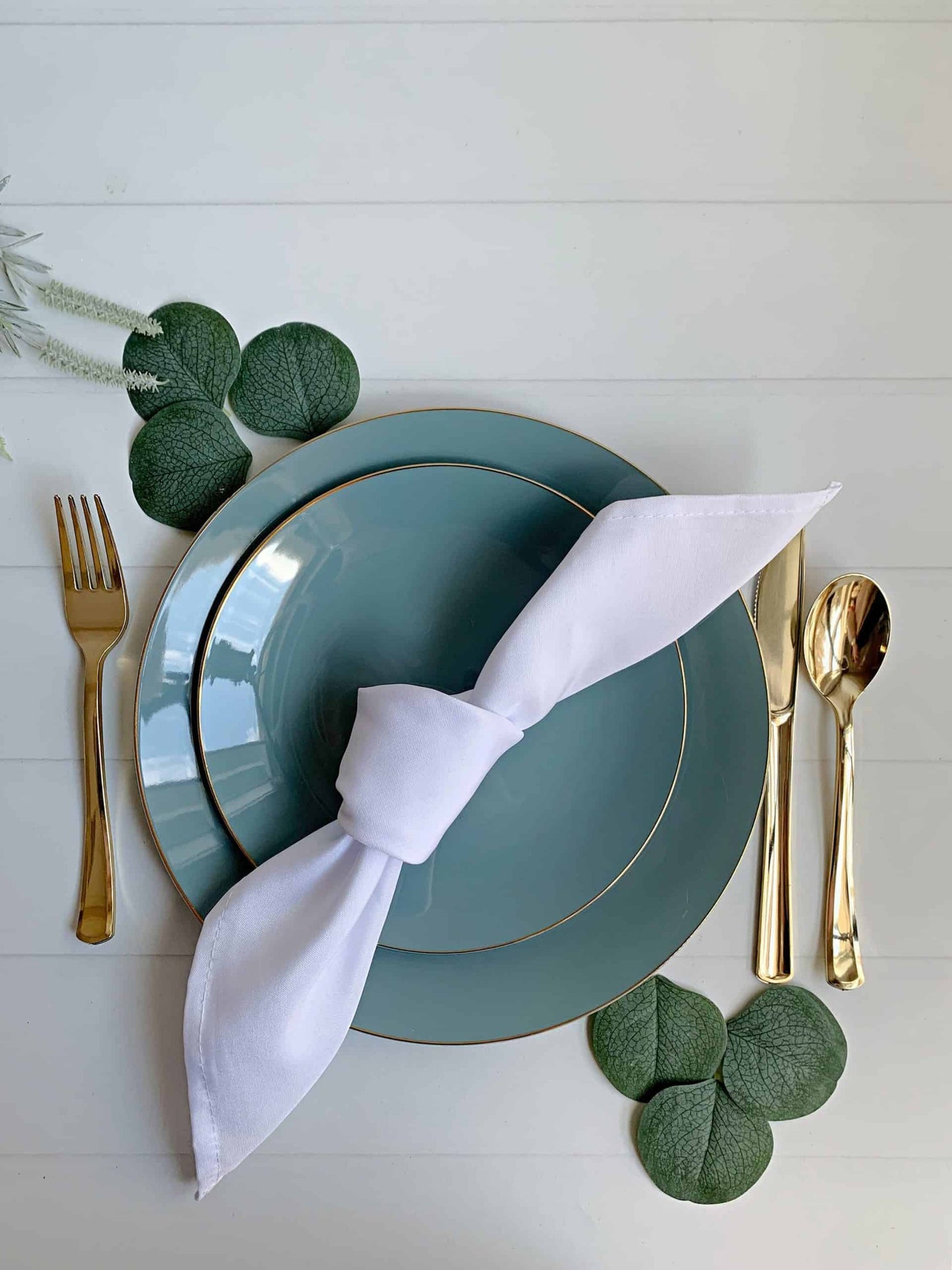 White Cloth Napkin - 17x17