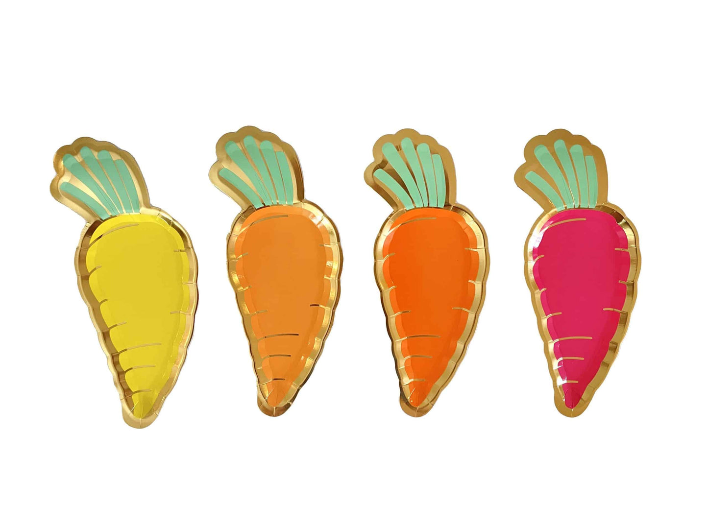 Heirloom Carrot Shaped Plates