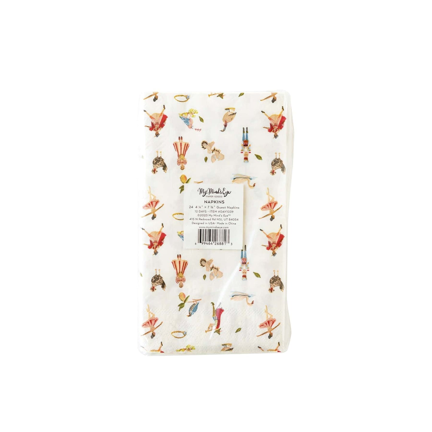 12 Days of Christmas Dinner Napkins