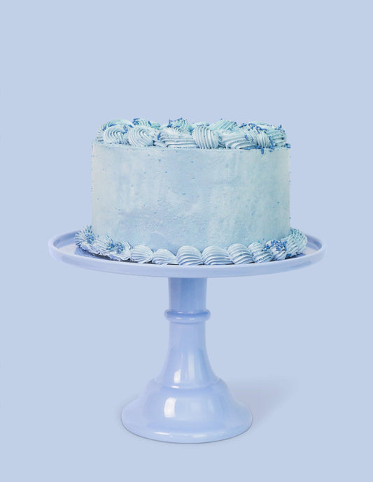 Wedgewood Blue Melamine Cake Stand | EnFete Party