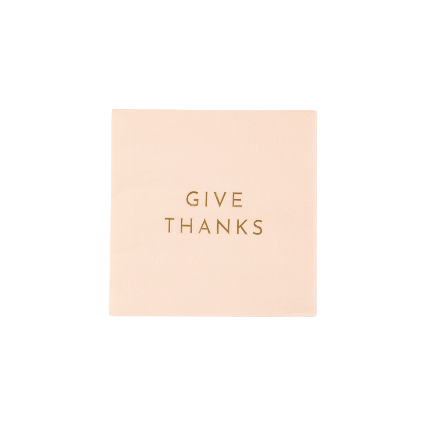 Give Thanks Peach Cocktail Napkins | EnFete Party