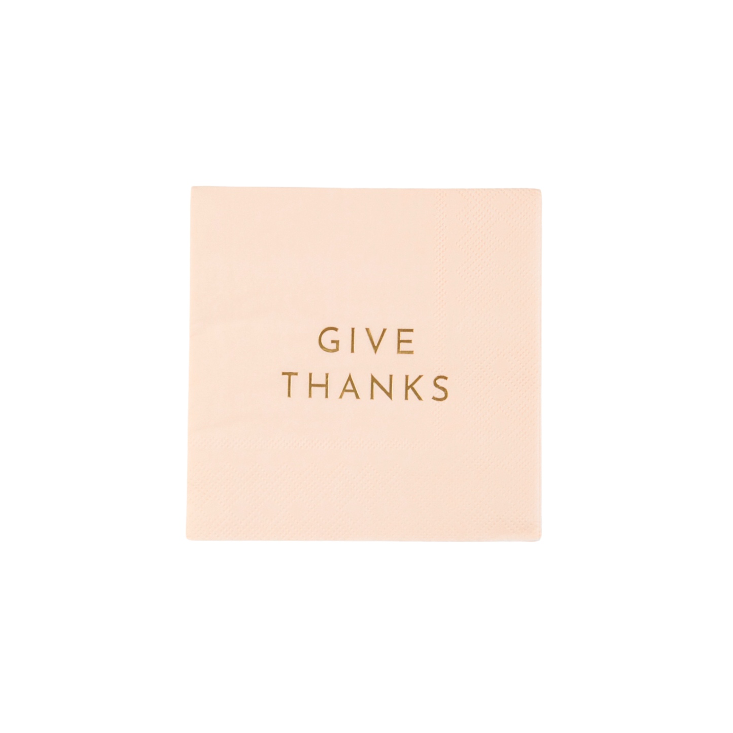 Give Thanks Peach Cocktail Napkins