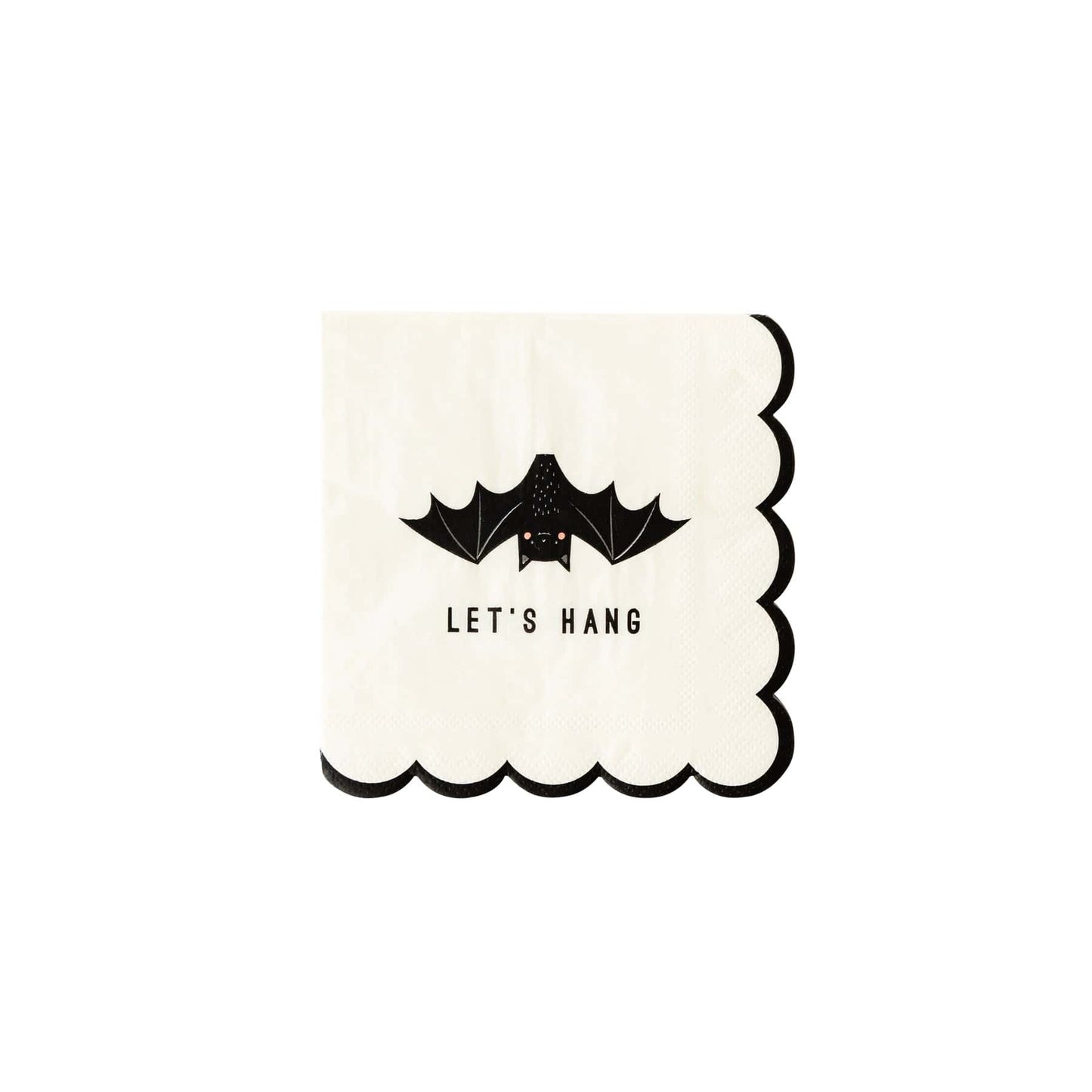 Halloween Cocktail Napkins Let's Hang Bats