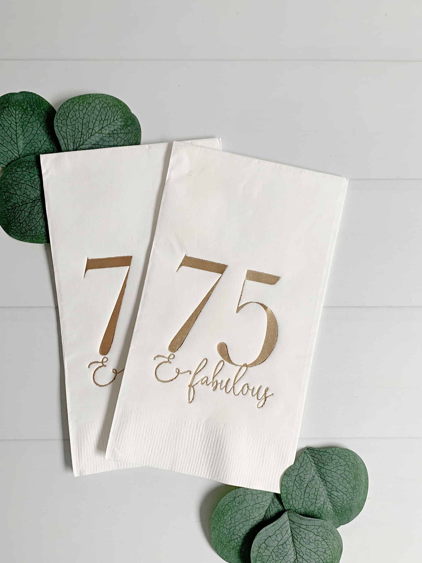 75 & Fabulous Dinner Napkins