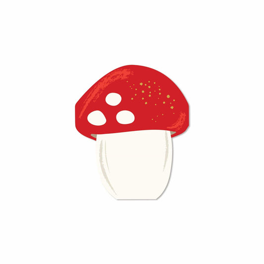 Red Mushroom Shaped Napkins | EnFete Party