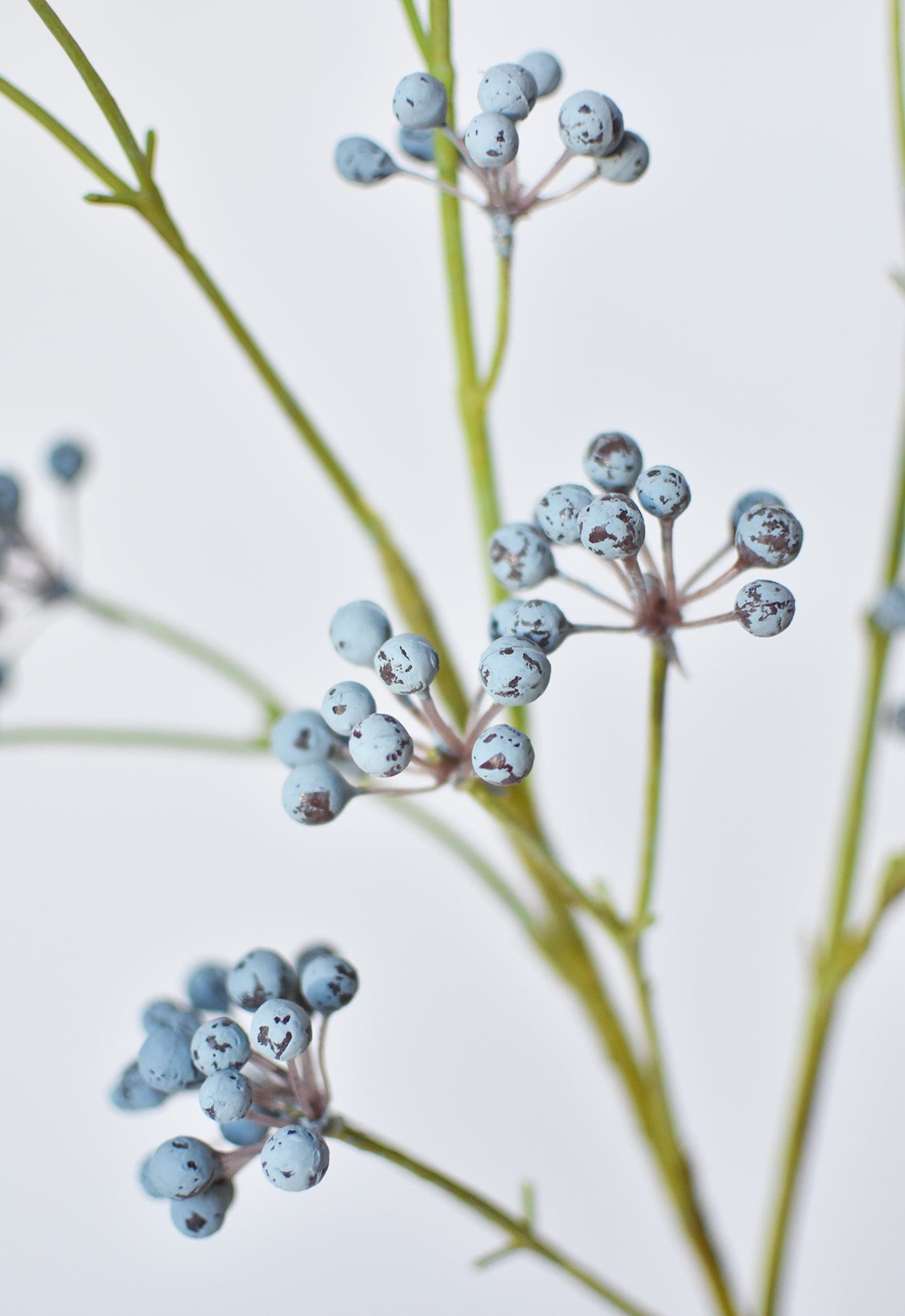 28.5" Faux Blue Berry Spray