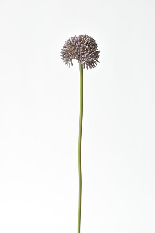 17.5" Faux Purple Allium Spray Stem