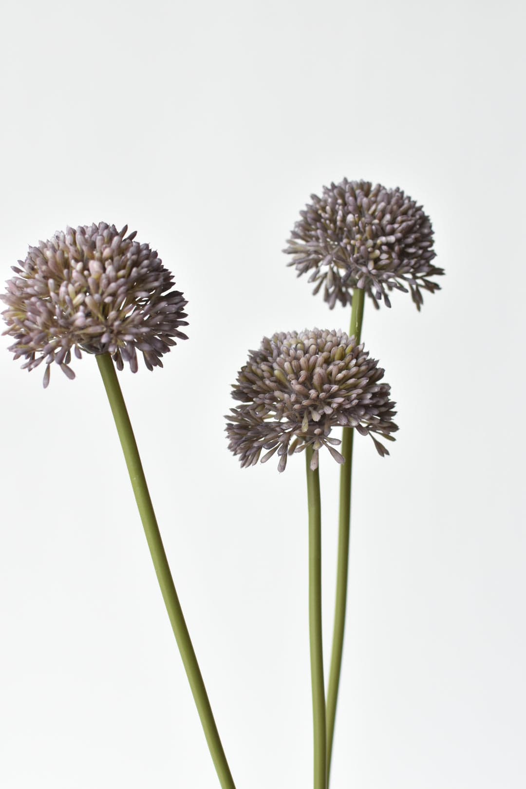 17.5" Faux Purple Allium Spray Stem
