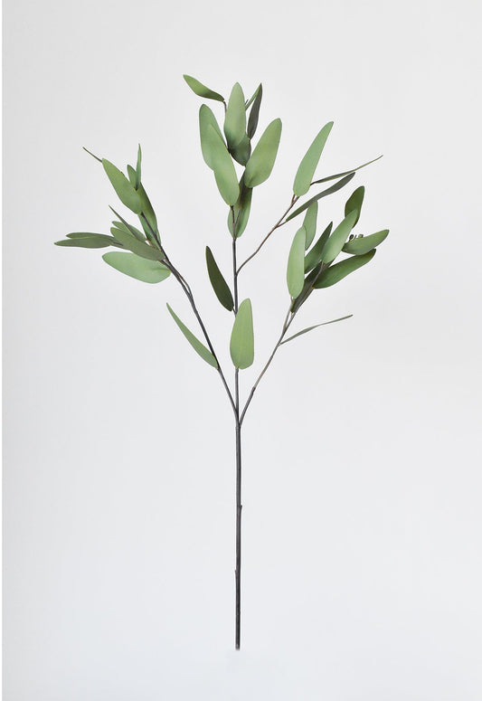 31" Faux Eucalyptus Leaf Stem