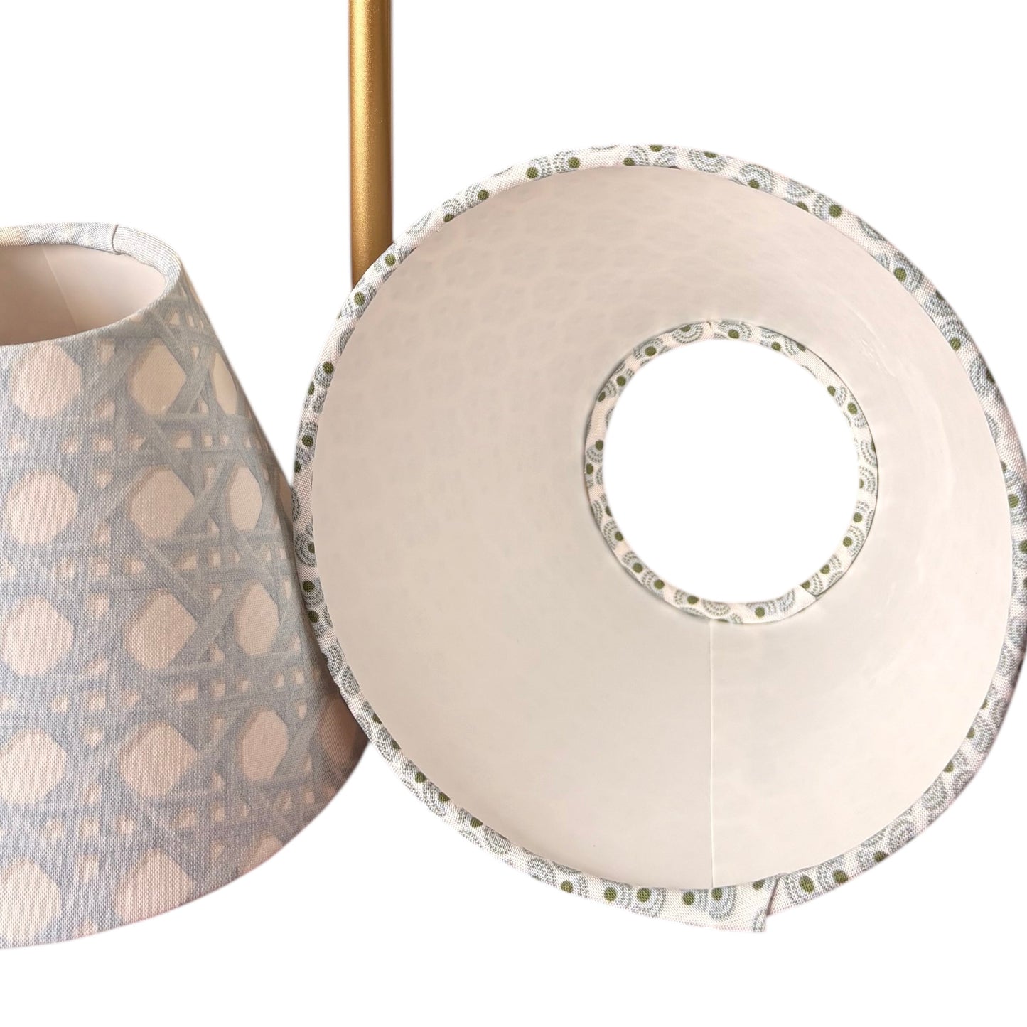 LED Lamp Shade Cover | Floral Stripe